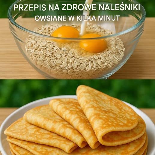 Zdrowy przepis na 5-minutowe naleśniki owsiane