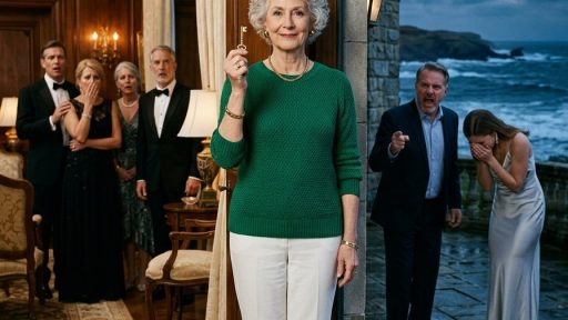 Mój syn nie pozwolił mi uczestniczyć w kolacji wigilijnej, bo krewni jego żony chcieli „prywatnego, eleganckiego wieczoru”. „Zepsułbyś tylko atmosferę” – powiedział z zimnym uśmieszkiem. Stałam tam sama, trzymając klucze do rezydencji wartej 15 milionów dolarów, i cicho odpowiedziałam: „W porządku”. Założyli, że jestem po prostu samotną, pokonaną staruszką, która nie ma dokąd pójść. Ale w Wigilię ci sami ludzie, którzy mnie odsunęli, desperacko mnie szukali…