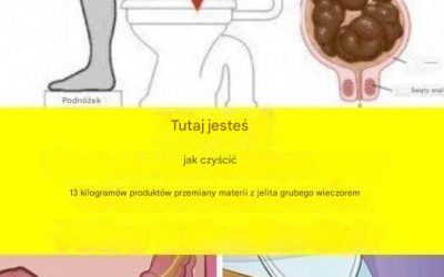 Dowiedz się, jak w ciągu jednej nocy możesz usunąć 15 kilogramów odpadów z jelita grubego.
