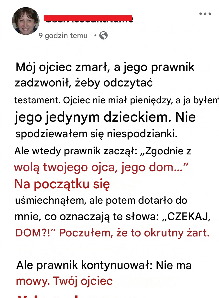 Dom pełen wspomnień: ostatnia niespodzianka mojego ojca