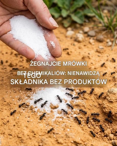 Pozbądź się mrówek bez chemikaliów: nienawidzą tego naturalnego składnika