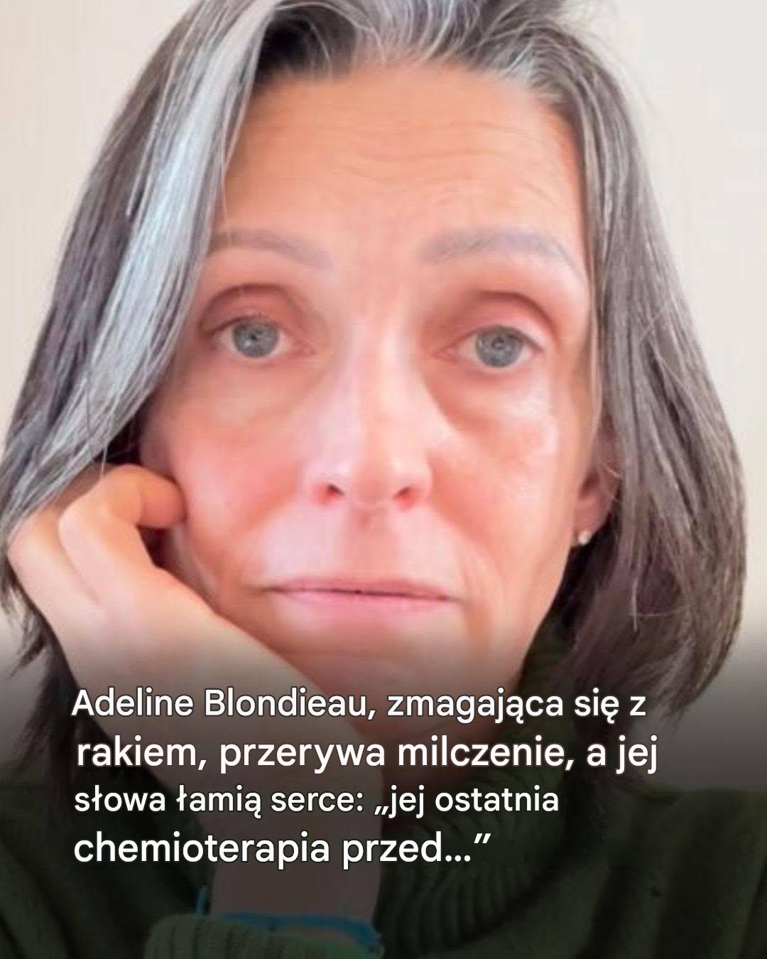 Adeline Blondieau twarzą w twarz z rakiem syna mari: sa main dans la sienne pour sa dernière chemioterapia
