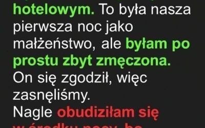Mój mąż zamienił naszą noc poślubną w katastrofę – Historia dnia