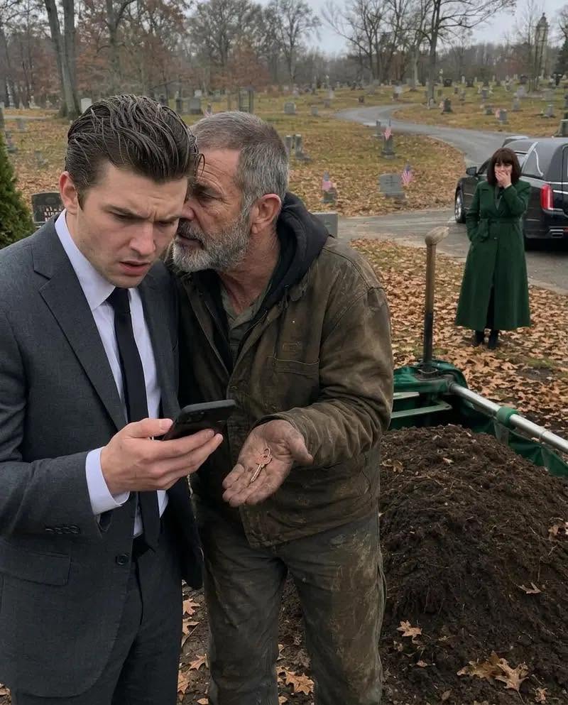 Przy grobie mojego ojca grabarz odkrył, że trumna jest pusta i wręczył mi klucz do prawdy