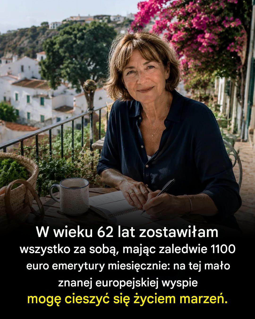 W wieku 62 lat zostawiłam wszystko za sobą, otrzymując emeryturę w wysokości zaledwie 1100 euro miesięcznie: na tej mało znanej europejskiej wyspie mogę teraz cieszyć się życiem jak ze snu.