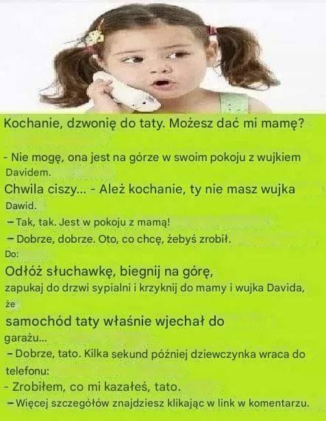 Dowcip dnia: Mama i wujek Dawid