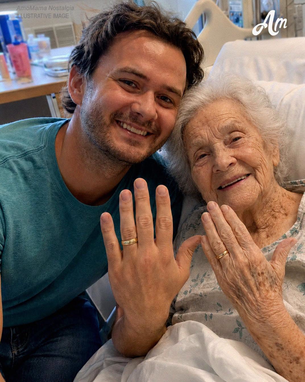 An elderly woman asked me to marry her as her final wish — after she died, her lawyer handed me the hospital bag she never let anyone touch and said, “She chose you for a reason.”  Two years ago, I (34M) started working as an orderly at a small nursing home when I met Gloria.  She was eighty-two, sharp-witted, stubborn, and somehow always made everyone around her smile.  Most of the other residents had family who visited regularly, but Gloria didn’t.  Over time, I became the person she talked to every day. I’d bring her tea, sit with her after my shift, and listen to stories about her life. Somewhere along the way, she stopped feeling like a patient and started feeling like family.  There was one thing that always puzzled me.  No matter where she went, she insisted on carrying the same old hospital bag herself. She never let anyone touch it, and if a nurse tried to move it, she’d politely take it right back.  One afternoon during one of her hospital stays, she asked me to sit beside her bed.  She took my hand, looked me in the eyes, and quietly said,  “I have one final wish.”  Then she smiled sadly.  “I know this sounds strange, but I don’t have much time left. I’ve spent so many years alone, and I don’t want to leave this world knowing I never had someone to call my husband. Will you MARRY me?”  I knew most people would never understand my decision.  But if I could give a kind, lonely woman one final moment of happiness, it felt like the least I could do.  A week later, we were married in a small ceremony at the hospital.  Gloria passed away peacefully three days later.  After the funeral, her lawyer stopped me and placed Gloria’s old hospital bag into my hands.  It was the same worn bag she’d refused to let anyone touch for years.  Then he looked at me and quietly said,  “She chose you for a reason.” ⬇️