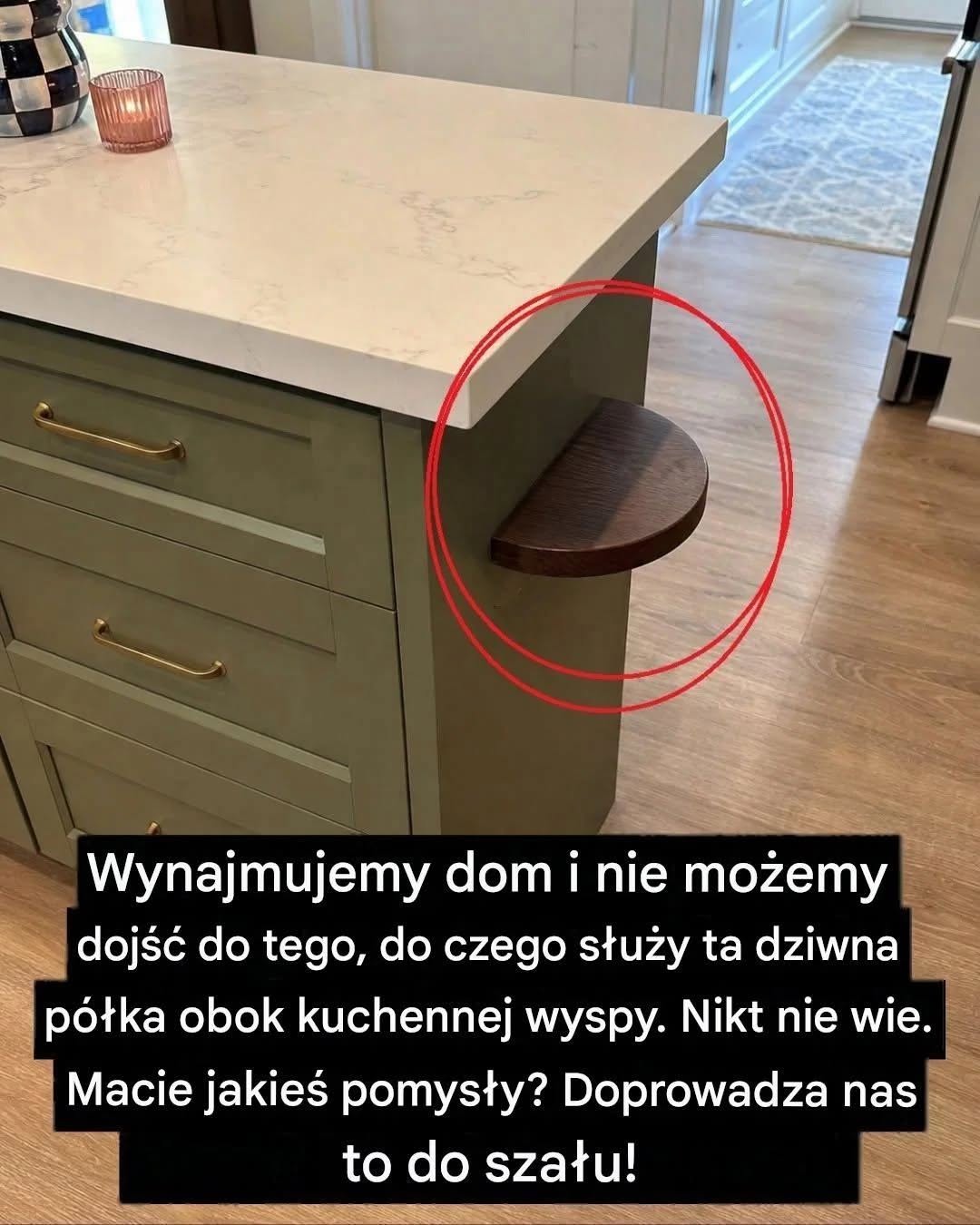 Tajemnica małej szafki: do urządzenia służącego do małej półki na wyspie kuchennej (i dlaczego projektanci ją używają)
