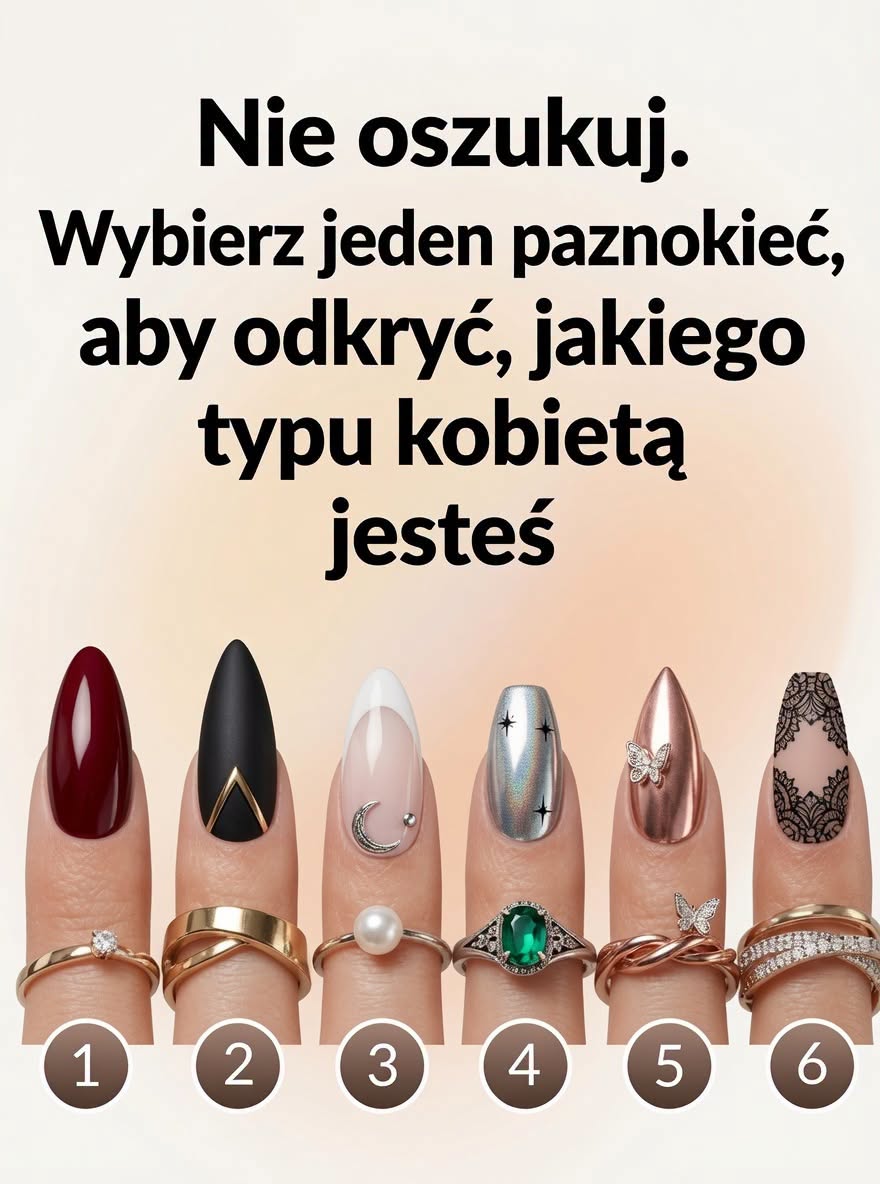 Wybierz ulubiony kształt paznokci i sprawdź, jaki kobiecy archetyp w Tobie drzemie