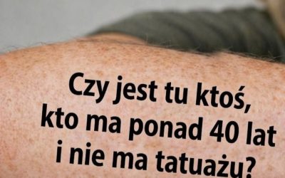 Tatuaże po 40. roku życia – moda czy wybór?
