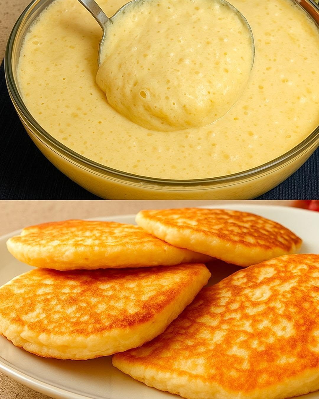 🥞Oto🍎 moje niskokaloryczne, lekkie NALEŚNIKI JABŁKOWE, idealne na sycące śniadanie lub przekąskę. Jem je codziennie, a ich przygotowanie zajmuje tylko 5 minut. Przepis.👇