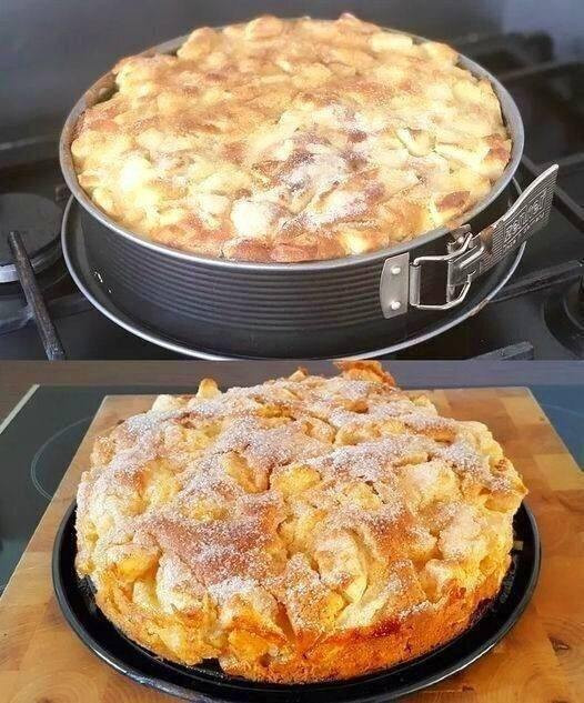 Co najmniej dwa razy w miesiącu piekę super soczyste szarlotki.